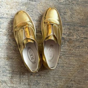 TOD's Women Shoes - Gold leather - size 37